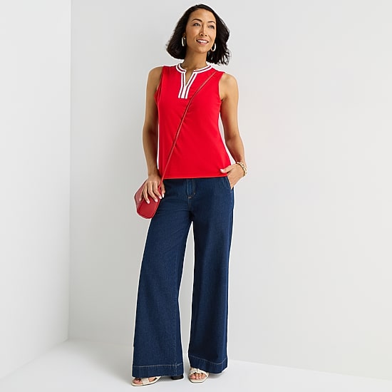 Liz Claiborne Womens V Neck Sleeveless Blouse