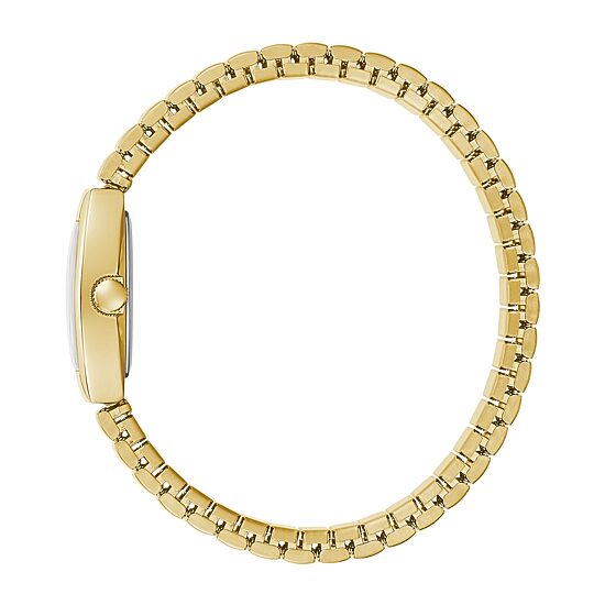 Caravelle Designed By Bulova Womens Gold Tone Stainless Steel Expansion Watch 44l261