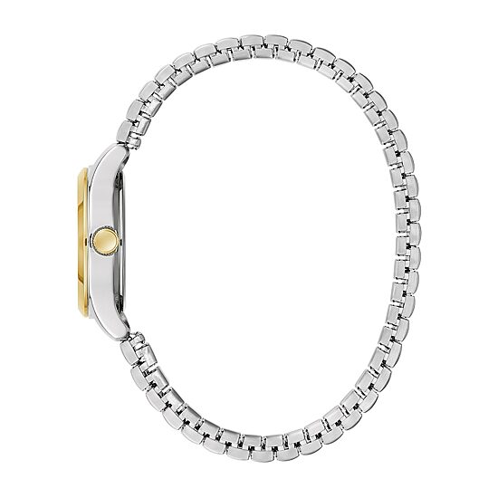 Caravelle Designed By Bulova Womens Two Tone Stainless Steel Expansion Watch 45l185