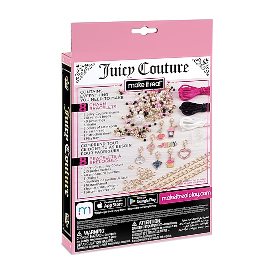 Juicy Couture Mini Pink & Precious Bracelets Kit Jewelry Kit
