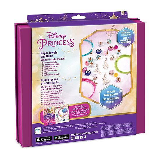 Disney Princess Royal Jewels & Gems Bracelets Kit