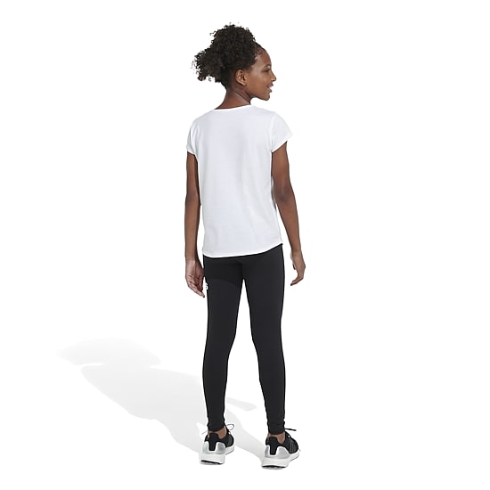 adidas Big Kid Girls Mid Rise Active Full Length Leggings