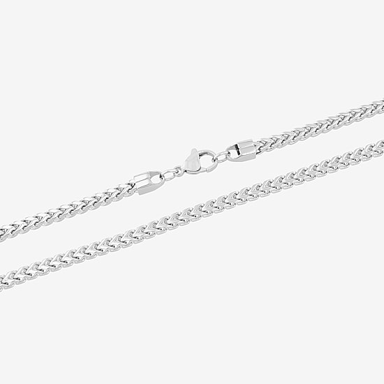 Mens Stainless Steel 24 Inch Link Chain Necklace