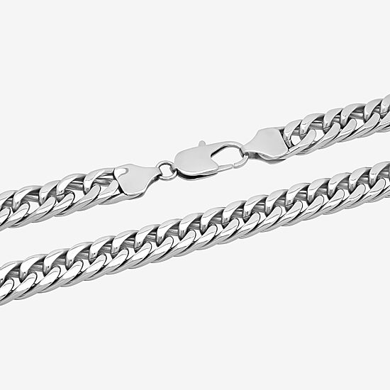 Stainless Steel Solid Link Chain Necklace