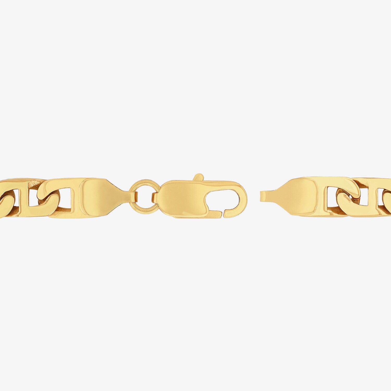 Mens Stainless Steel 8 3/4 Inch Link Bracelet