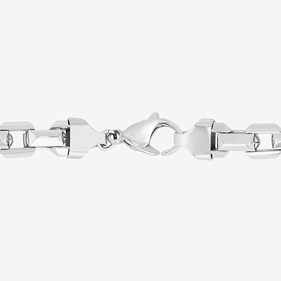 Mens Stainless Steel 24 Inch Link Necklace