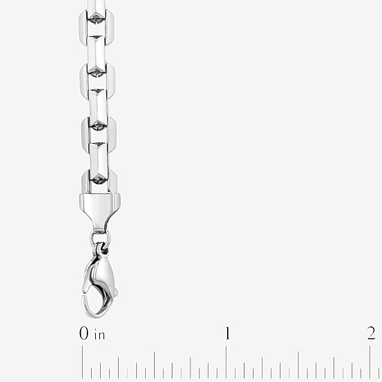 Mens Stainless Steel 24 Inch Link Necklace