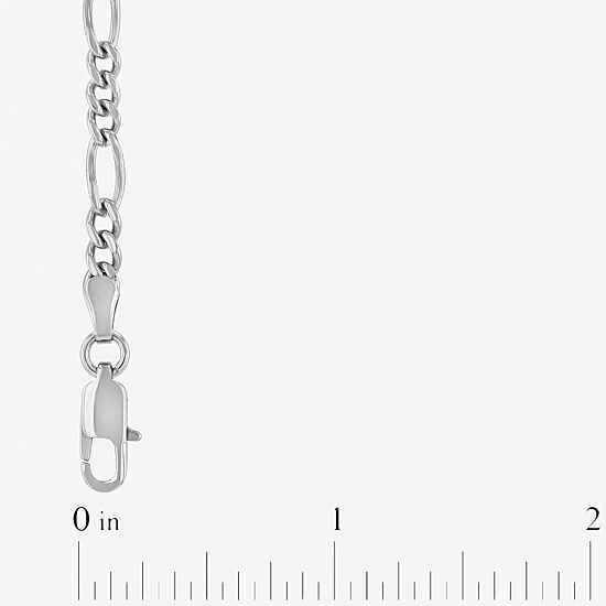 Men's Figaro Chain Necklace in Stainless Steel