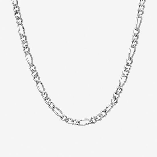 Men's Figaro Chain Necklace in Stainless Steel