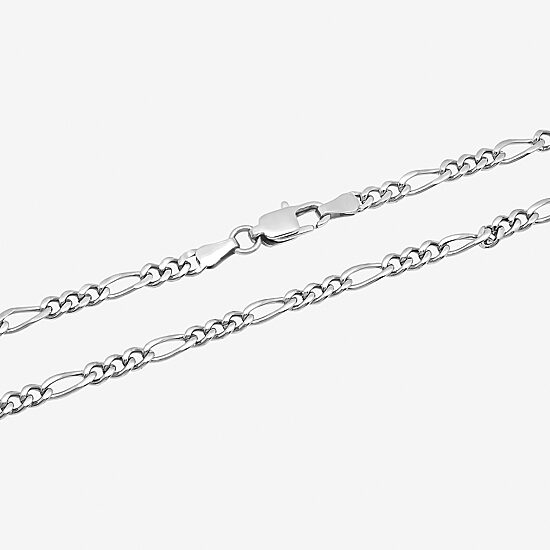 Men's Figaro Chain Necklace in Stainless Steel
