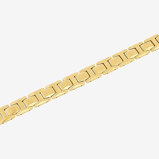 Mens Tungsten Solid Link Bracelet