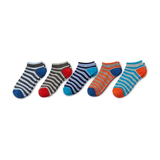 Thereabouts Little & Big Kid Boys 10 Pair Low Cut Socks