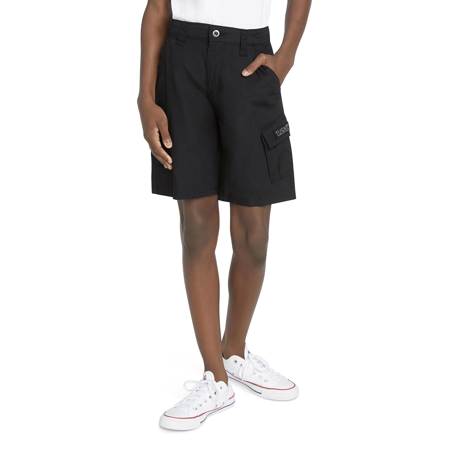 Levi's® Big Kid Boys Husky Adjustable Waist Cargo Short