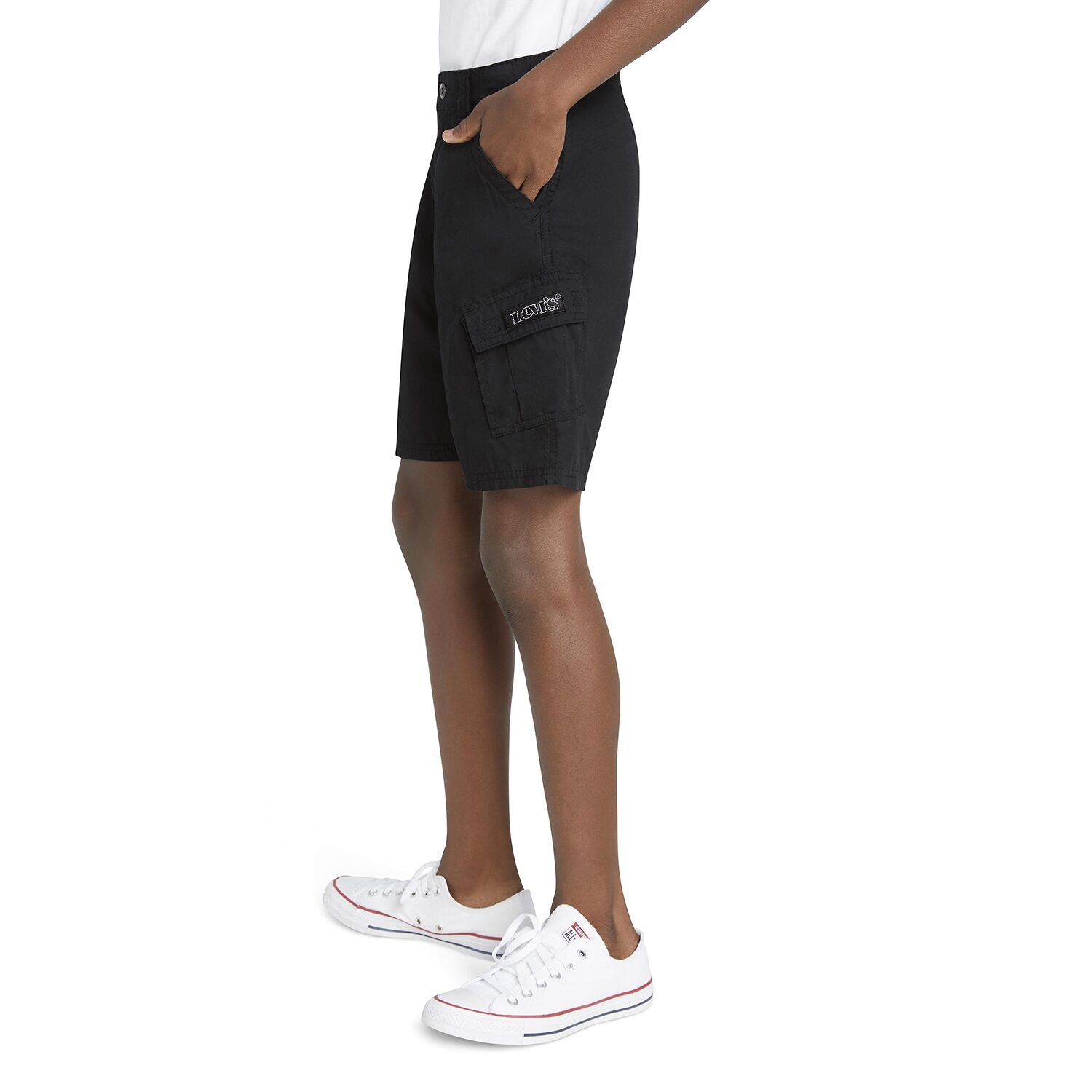 Levi's® Big Kid Boys Husky Adjustable Waist Cargo Short
