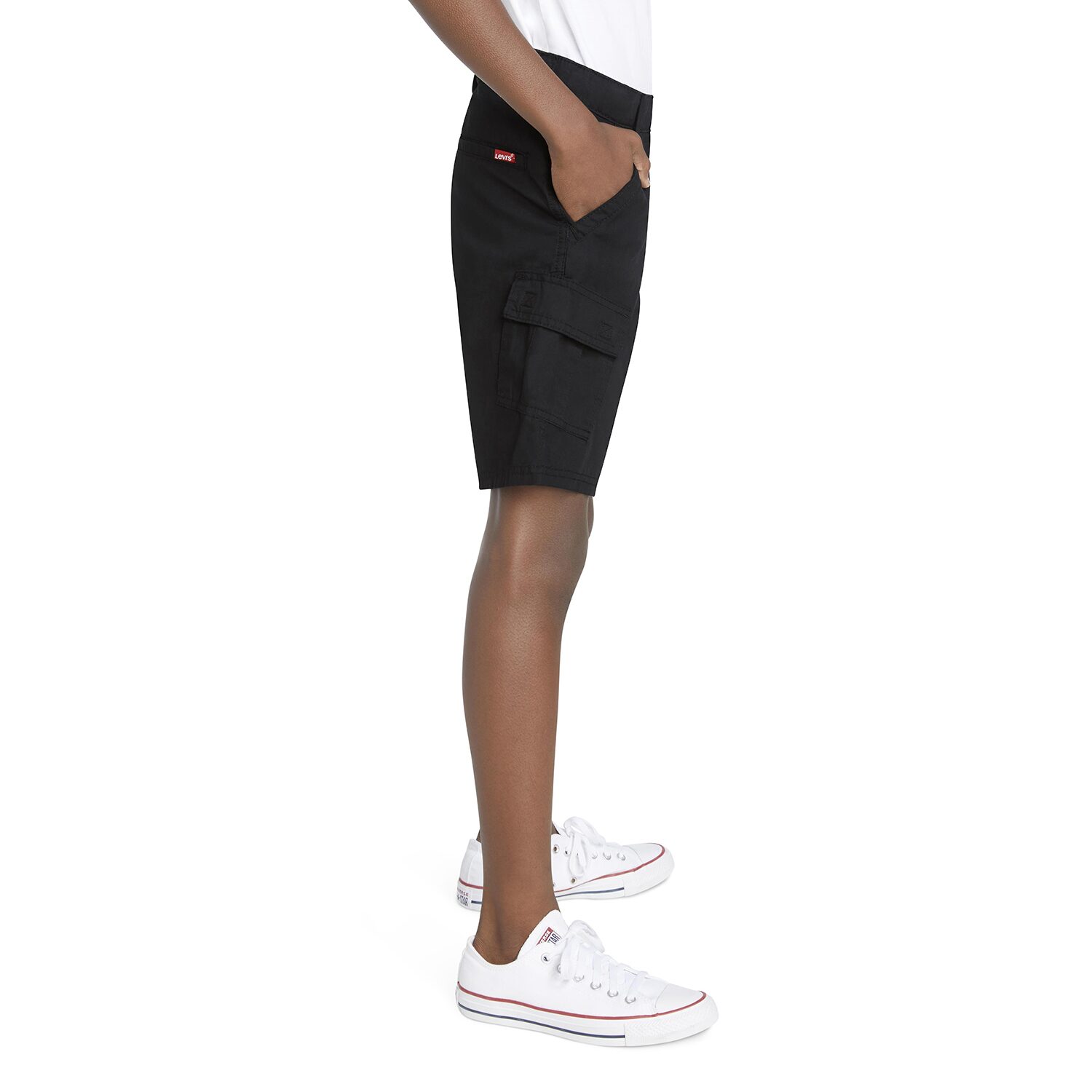 Levi's® Big Kid Boys Husky Adjustable Waist Cargo Short