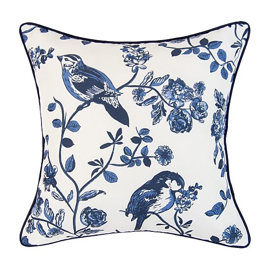 Donna Sharp Checkerboard Indigo 2-pc. Multi-Pack Rectangular Square Throw Pillow