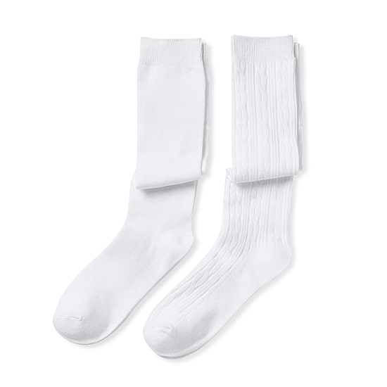 Thereabouts Little & Big Kid Girls 2 Pair Knee High Socks