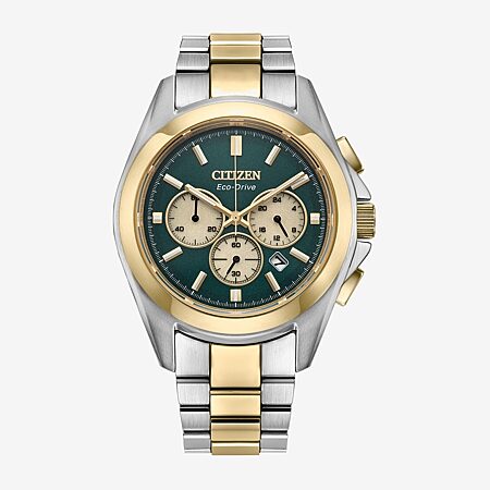 Citizen Mens Chronograph Two Tone Stainless Steel Bracelet Watch
