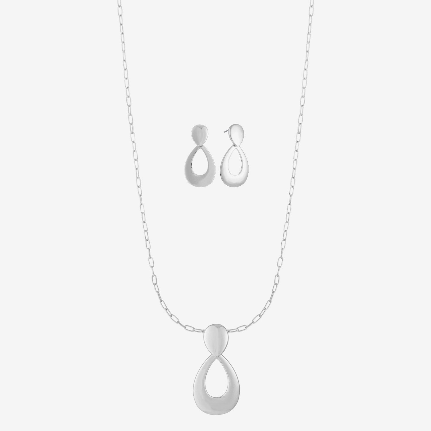 Liz Claiborne Pendant Necklace & Drop Earring Womens Hypoallergenic 2-pc. Jewelry Set