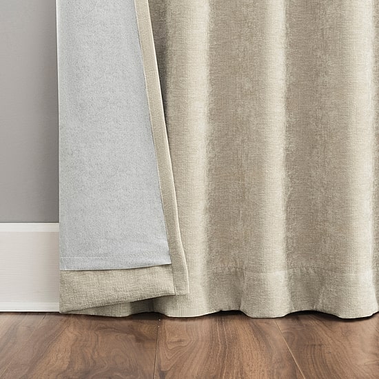 Sun Zero Isidora Grommet Top Energy Saving 100% Blackout Single Curtain Panel