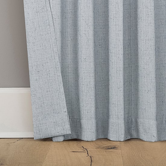 Sun Zero Roxy Tie Top Light-Filtering Single Curtain Panel