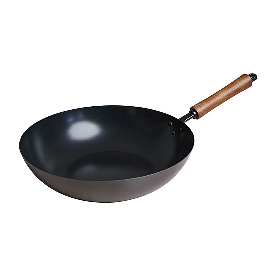 Joyce Chen Classic Series Carbon Steel Ceramic 12" Stir Fry Pan