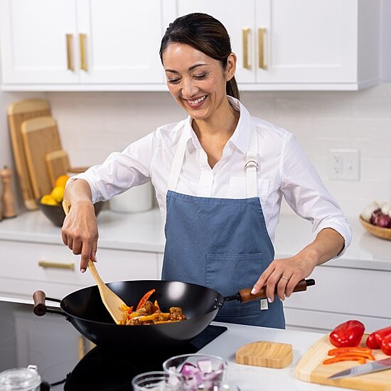 Joyce Chen Classic Series Carbon Steel Ceramic 14" Wok