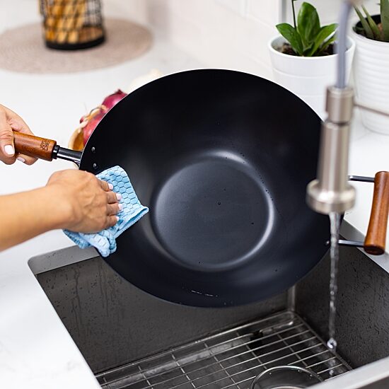 Joyce Chen Classic Series Carbon Steel Ceramic 14" Wok