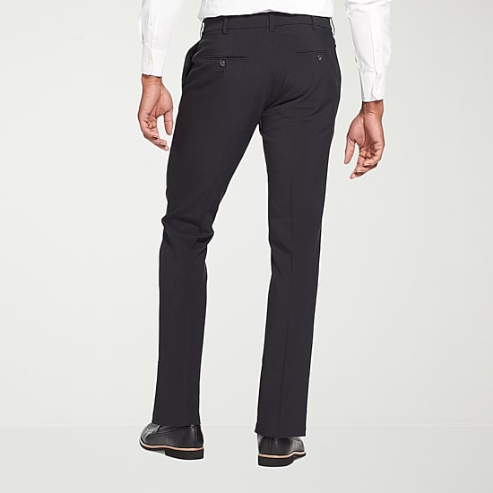 Van Heusen Flex 3 Comfort Mens Slim Fit Dress Flat Front Pant