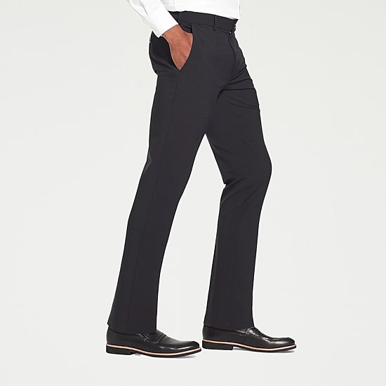 Van Heusen Flex 3 Comfort Mens Slim Fit Dress Flat Front Pant