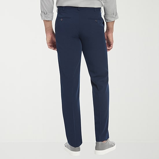 Van Heusen Ultra Flex Mens Classic Fit Dress Flat Front Pant