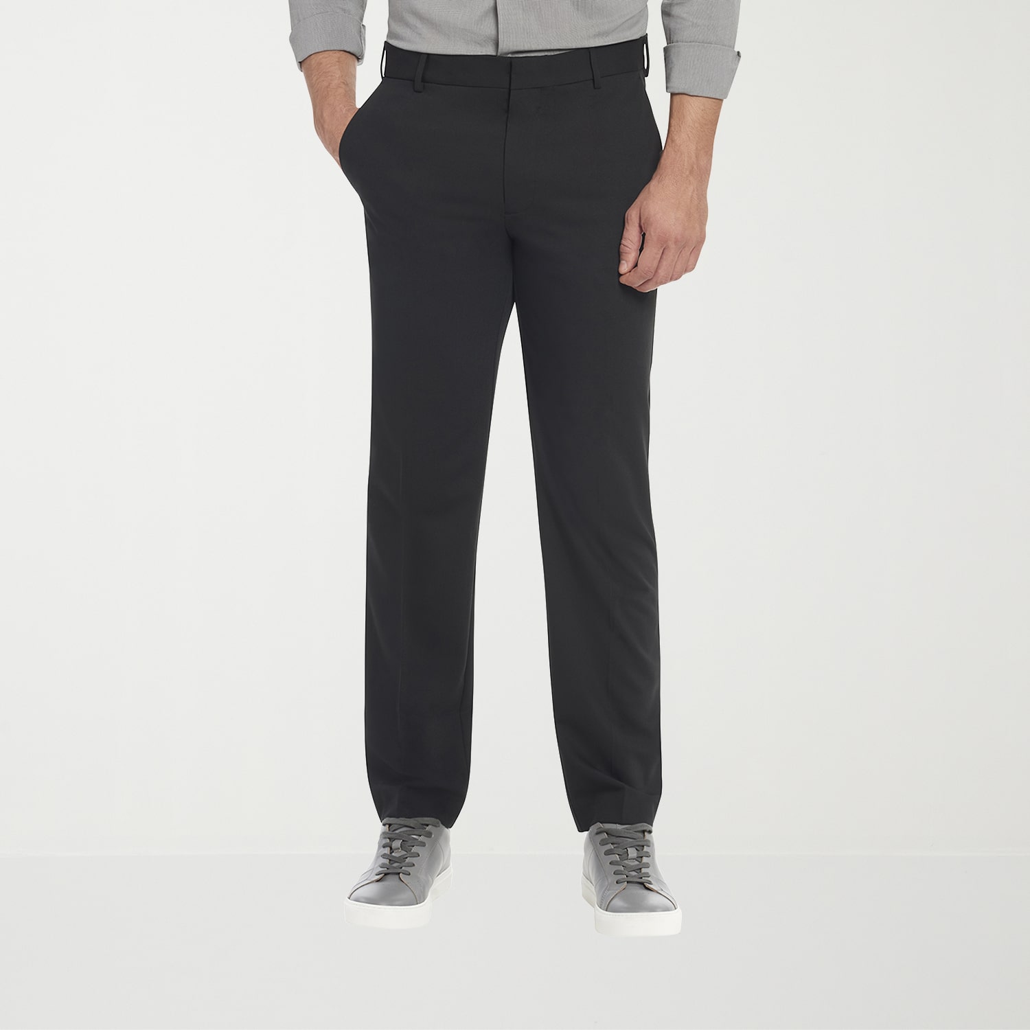 Van Heusen Ultra Flex Mens Classic Fit Dress Flat Front Pant