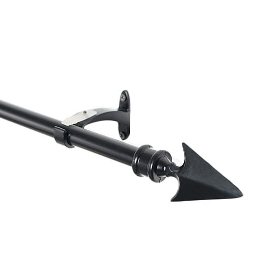 Deco Window Flat Arrow 3/4 IN Adjustable Curtain Rod