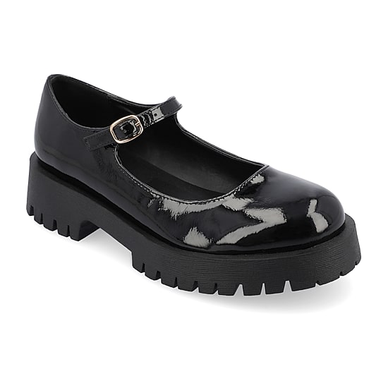Journee Collection Kamie Womens Round Closed Toe Mary Jane Shoes