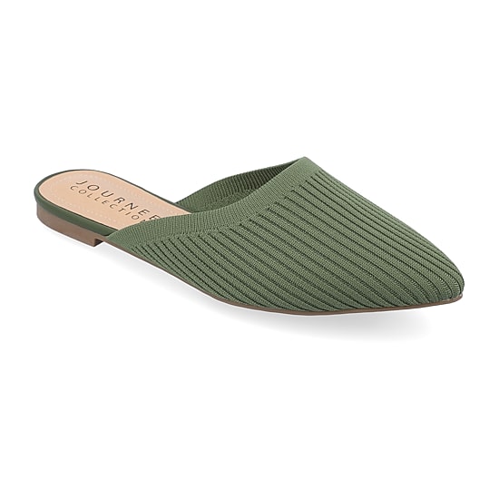 Journee Collection Aniee Womens Pointed Closed Toe Mules