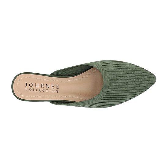 Journee Collection Aniee Womens Pointed Closed Toe Mules