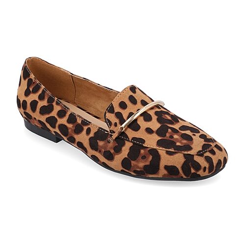Journee Collection Wrenn Womens Moc Closed Toe Loafers, 8 1/2 Wide, Brown