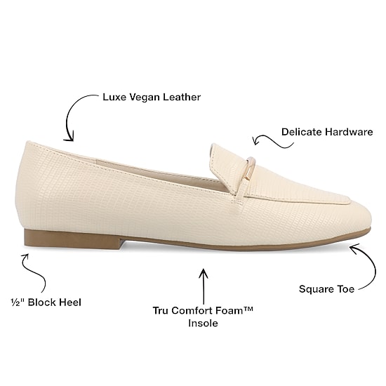 Journee Collection Wrenn Womens Moc Closed Toe Loafers