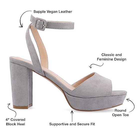 Journee Collection Womens Block Heel Nairri Pumps