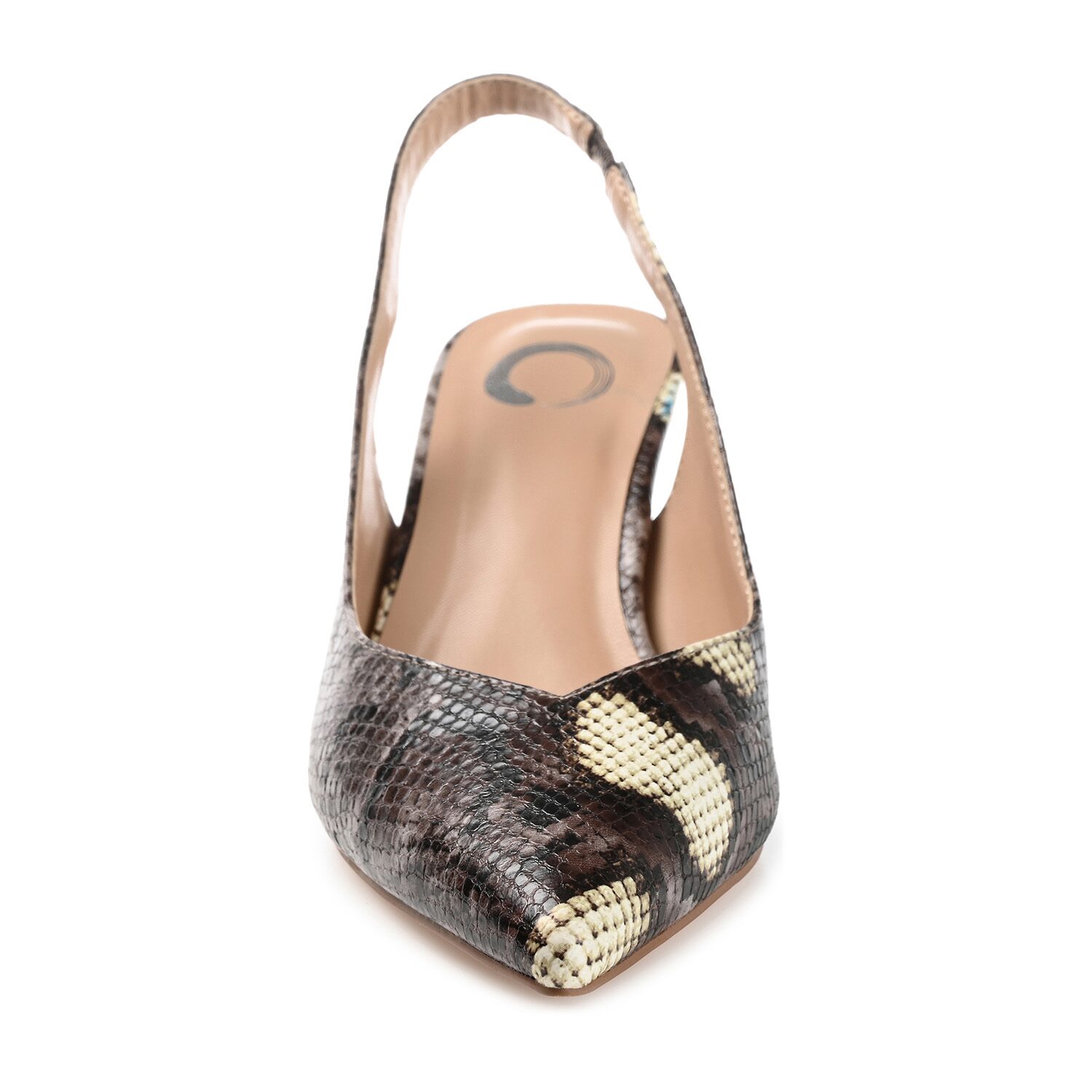 Journee Collection Mikoa Womens Pointed Closed Toe Kitten Heel Pumps