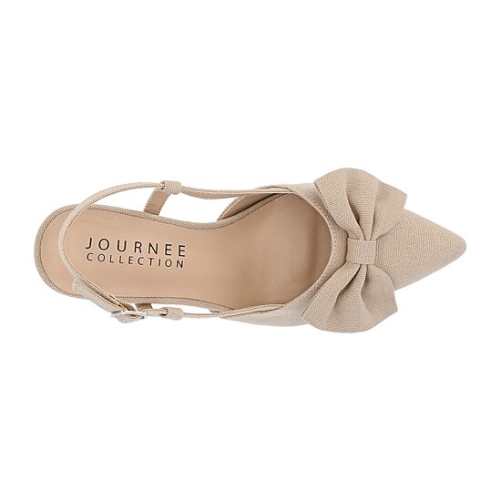 Journee Collection Tailynn Womens Pointed Closed Toe Block Heel Pumps