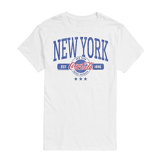Mens Short Sleeve Coca-Cola Graphic T-Shirt