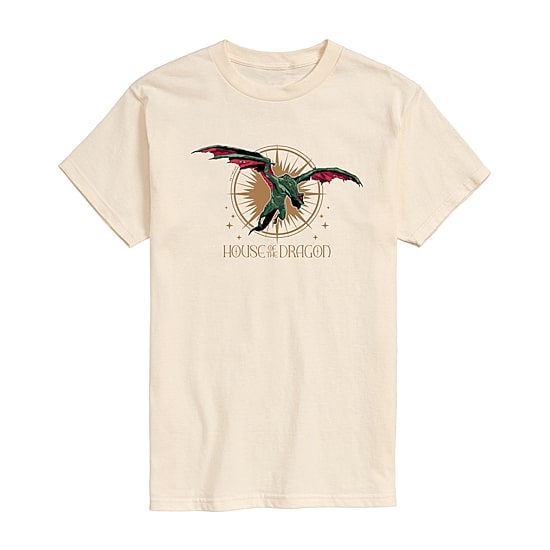 Mens Short Sleeve House of the Dragon Graphic T-Shirt