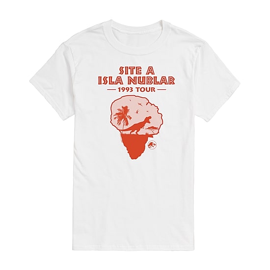 Mens Short Sleeve Jurassic Park Graphic T-Shirt