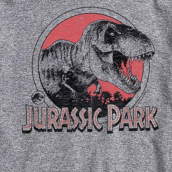 Mens Short Sleeve Jurassic Park Graphic T-Shirt