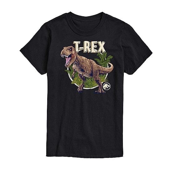 Mens Short Sleeve Jurassic World Graphic T-Shirt
