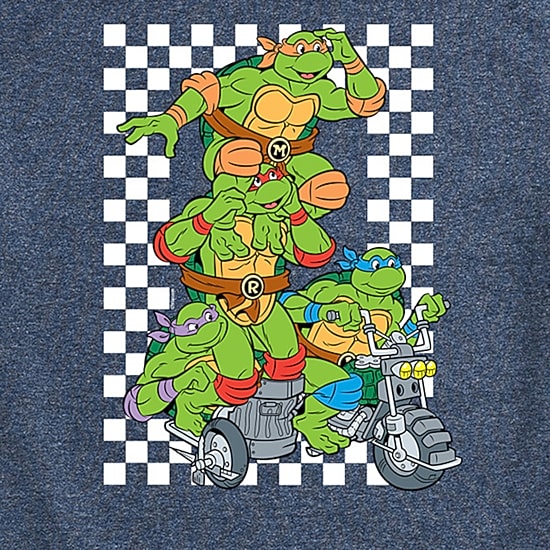 Mens Short Sleeve Teenage Mutant Ninja Turtles Graphic T-Shirt