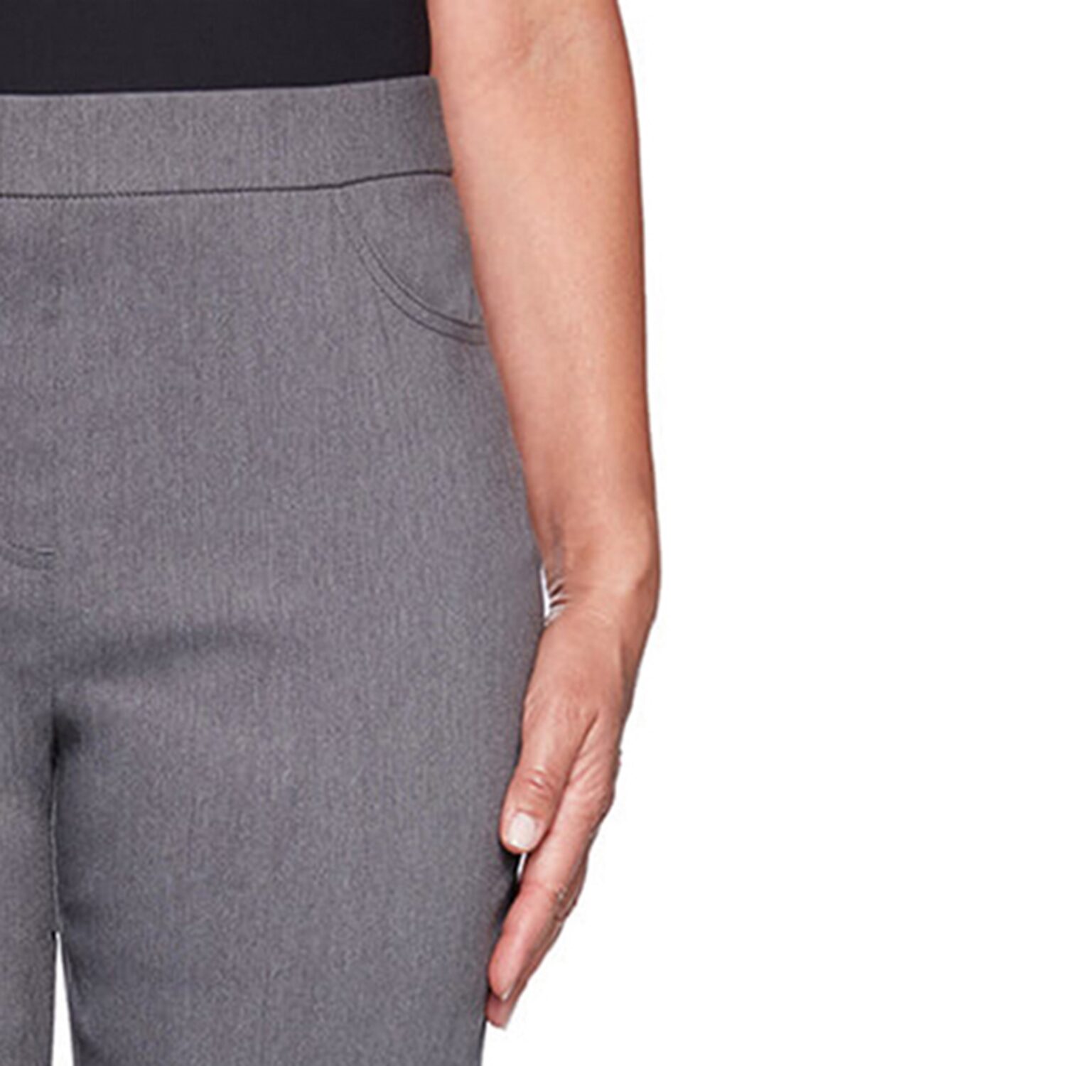 Alfred Dunner Classics Womens Allure Stretch Pant
