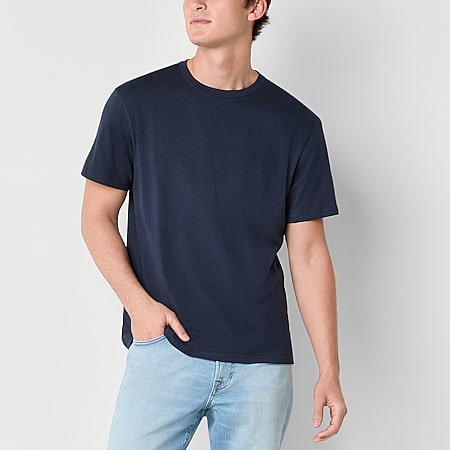 Stafford Dry + Cool Mens 4 Pack Short Sleeve Crew Neck