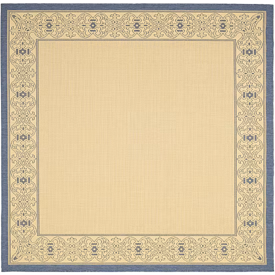 Courtyard Tribal Indoor/Outdoor Square Rugs